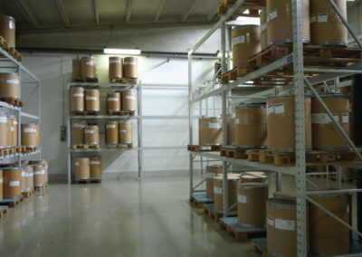 warehouse image showing cylinders